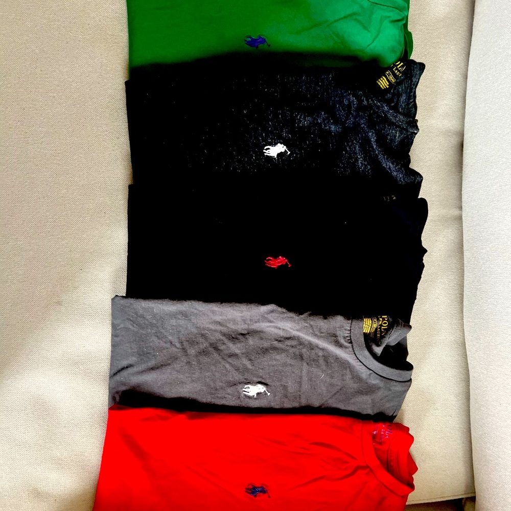 Bundle Polo Ralph Lauren Boys T-Shirts, Size SM (7-10)